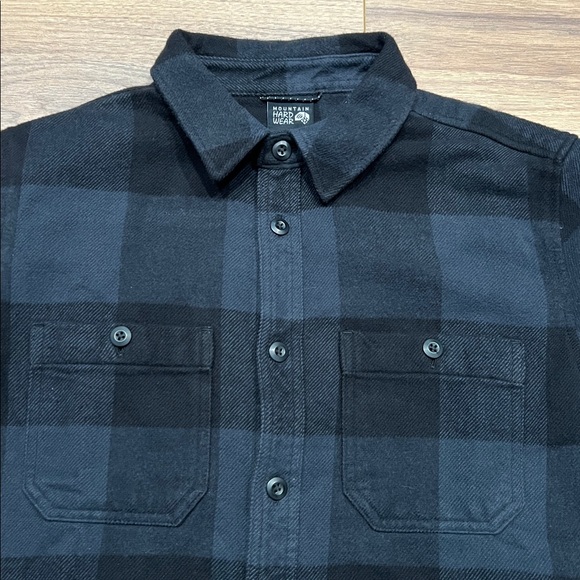 Mountain Hardwear Plusher LongSleeve Flannel in Black Tatanka Check Print Medium - Picture 5 of 13